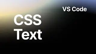 CSS Text Styling Web Typography - 1/6
