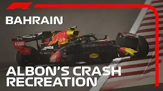 ALEX ALBON BAHRAIN CRASH RECREATION! F1 2020 GAME