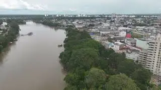 Flying around MONTERIA city and river