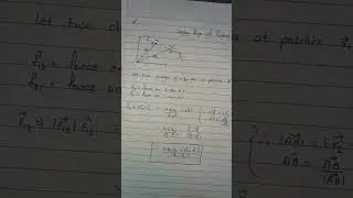 Class 12th physics Coulomb's law vector form | boards 2026 | #boardpreparation #cbse #class12