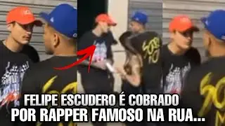 FELIPE ESCUDERO &eacute; COBR4D0 na rua pelo Passoca com 2s