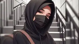 A beautifull#attractivevideo#ver light music#short video#slow motion#light flow#withlovely hijabgirl