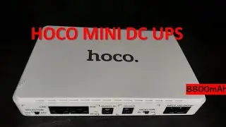 Hoco 8800mAh Mini DC UPS with POE function - 5V/9V/12V/24V