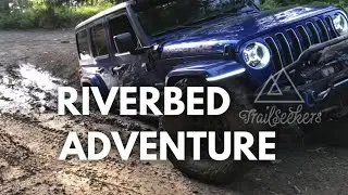 Riverbed Adventure - Jeep JL On 37s Wheeling