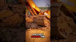 Он чуть не утопил экскаватор в болоте 😮🏜️ #короткометражный #короткоевидео #экскаватор