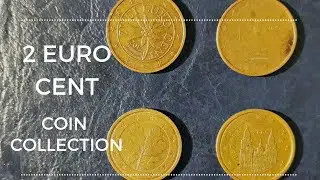 2 EURO CENT Germany Italia Espana Austria  coin collection/ Монеты 2 Евро Цента