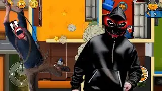 Пузатый Дядька бегает за мной по Дому! | Robbery Bob #3