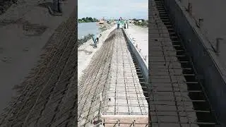 Rebar and form installation for River Slope Protection in Pampanga