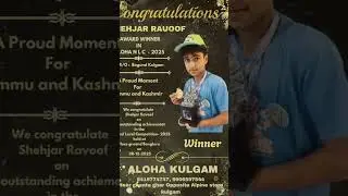 NLC 2025 WINNERS of ALOHA KULGAM