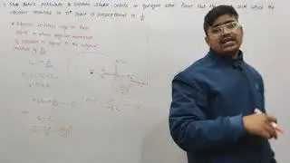 State Bohr's postulate to explain stable Orbit in a hydrogen atom. Prove that the speed with which..