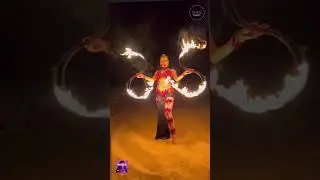 VE - Ukrainian Belly Dancer - Promo with Fire Props | G.A.E EVENTS | DUBAI