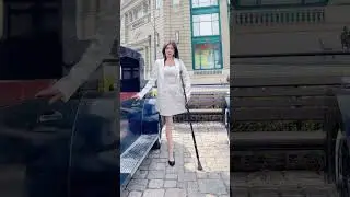 Rika SAK amputee in beautiful white dress