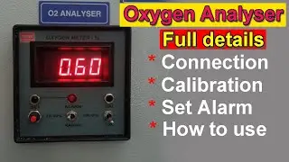 Himaki Oxygen Analyser connection or calibration kaise kare. Electrical connection of O2 Analyser