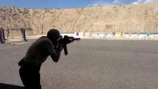 Utah State Sniper Shoot went with the M16 full auto for one stage.