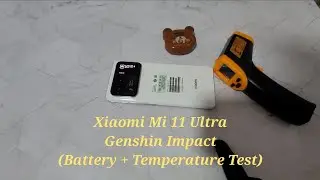 Xiaomi Mi 11 Ultra Genshin Impact Gaming Test (Temperature + Battery)