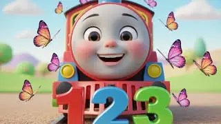 🚄🎵 Песенка про быстрый поезд для детей! | Веселый счет 123 | Детская песенка 🚋 | Учимся с удоволь...