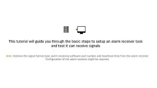 Creating An Alarm Receiver Task