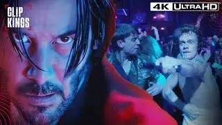 Night Club Fight Scene | John Wick 4K Ultra HD