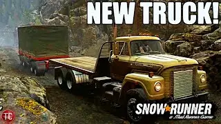 SnowRunner: Farm Delivery and NEW TRUCK!! International Fleetstar F2070A