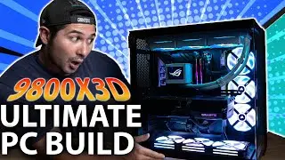 🔥 AMD Ryzen 9800X3D Gaming PC Build! A step-by-step guide to building a PC in 2024!