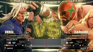 SFV Champion Edition 🔥 Hidemichi (Zeku) Vs ASASE (Zangief) 🔥 Online Match's 04-27-2023