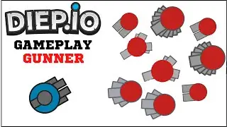 DIEP IO - Killer Gunner Tank Gameplay - INSANELY POWERFUL