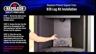 Napoleon B30 Log Kit Installation Tutorial