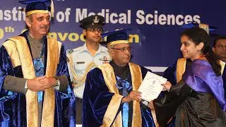 President Mukherjee attends the 40th Annual Convocation of AIIMS