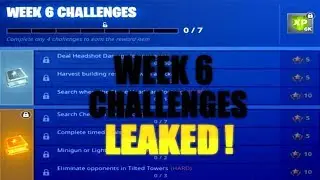 WEEK 6 CHALLENGES LEAKED!