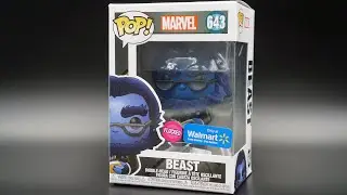 X Men Beast Flocked Marvel Funko Pop