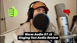Warm Audio 87 r2 Microphone Audio Test Review Singing Test WA 87 r2