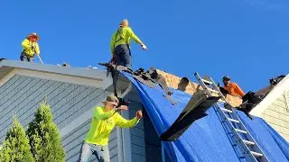 Roof Replacement by Tar Heel Construction Group - Roofing contractor in the Bel Air North, Maryland