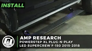 Ford F150 Install: AMP Research Plug-N-Play PowerStep XL with LED Lighting