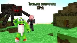 Insane survival with Blackyoshy:EP 1 DARN SPIDER QUEEN!!