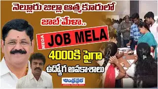 Mega Job Mela In Atmakur At Nellore district | Minister Anam Ramanarayana Reddy | Andhra Prabha News