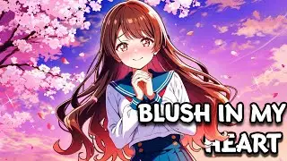 Blush in My Heart 🌸 | Cute Anime Nightcore Song | Girl Voice | Lyrical Dream