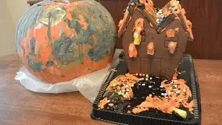 Building a Candy Haunted House with my 2 year old for Halloween