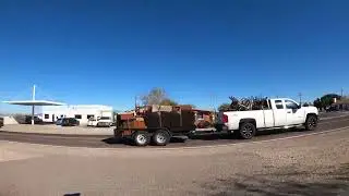 Picnic Tables on Ajo Gila Bend Hwy to Ajo Transportation Bus Stop, 2nd Ave, Ajo, Arizona, GX062012