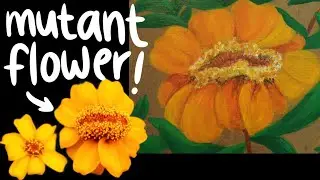 mutant flower painting (not clickbait)