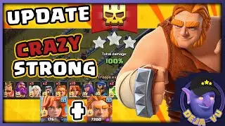 Super Giants + Valkyries is so strong at TH13! | Spring Update 2020 | coc super troops gameplay |
