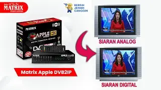 Review dan Cara Pasang STB Matrix Apple DVB-T2  STB TV Digital Murah Bisa Youtube (FULL TUTORIAL)