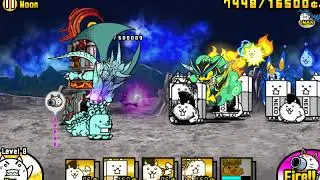 All Elemental Pixies VS Chapter 3 Into The Future Moon | Battle Cats
