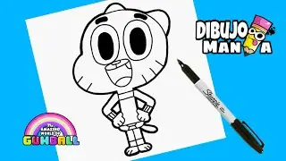 COMO DIBUJAR A GUMBALL FÁCIL | how to draw gumball | easy draw