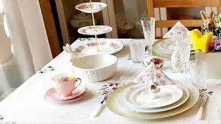 Easter table setting