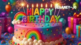 delaney-jo Happy Birthday Song 🎵 | Happy Birthday Upbeat Remix | Top Birthday Remix 2026