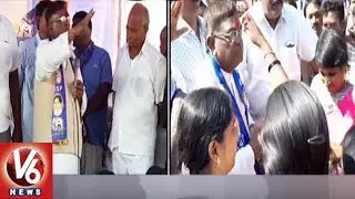 Bellampalli BSP Candidate Gaddam Vinod Election Campaign In Kannepalli | TS Polls 2018 | V6 News
