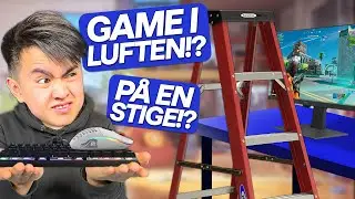 Sigge tvinger T0nse til at game p&aring; en stige!