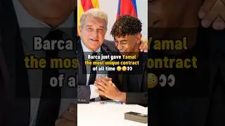 Barcelona give Lamine Yamal the most unique contract of all time 👀