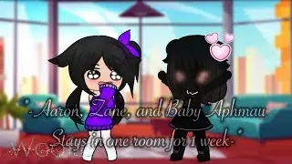 -*Aaron,Zane and Baby Aphmau stays in one room for 1 week*- Day 2 (Remake)