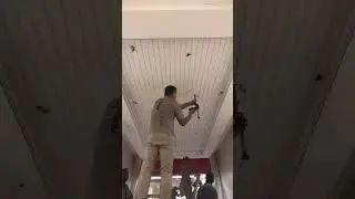 Stretch ceiling installation